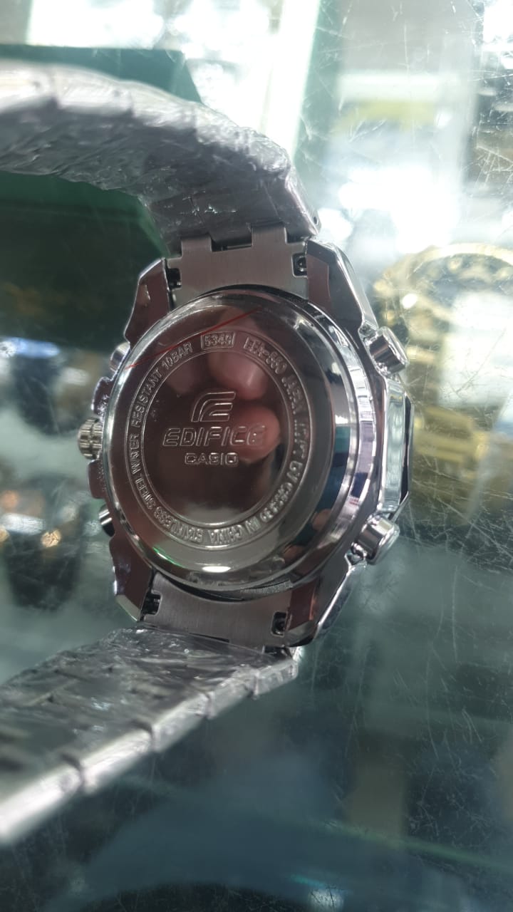 Miniatura 3 de Reloj CASIO EDIFICE DOBLE HORA REPUJADO